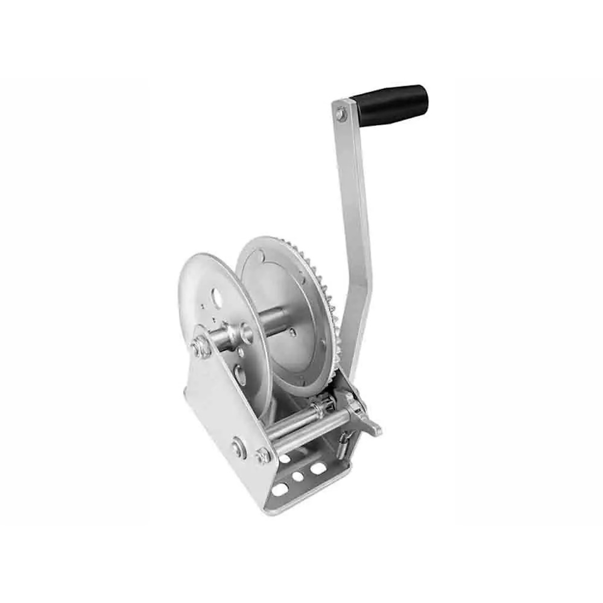 Fulton, Marine Trailer Winch, 1800 lb Capacity, Single Speed, 10 inch handle, Rope or Strap Use Only, Model# 142300